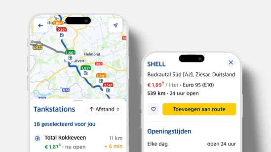 benzinestation in de buurt