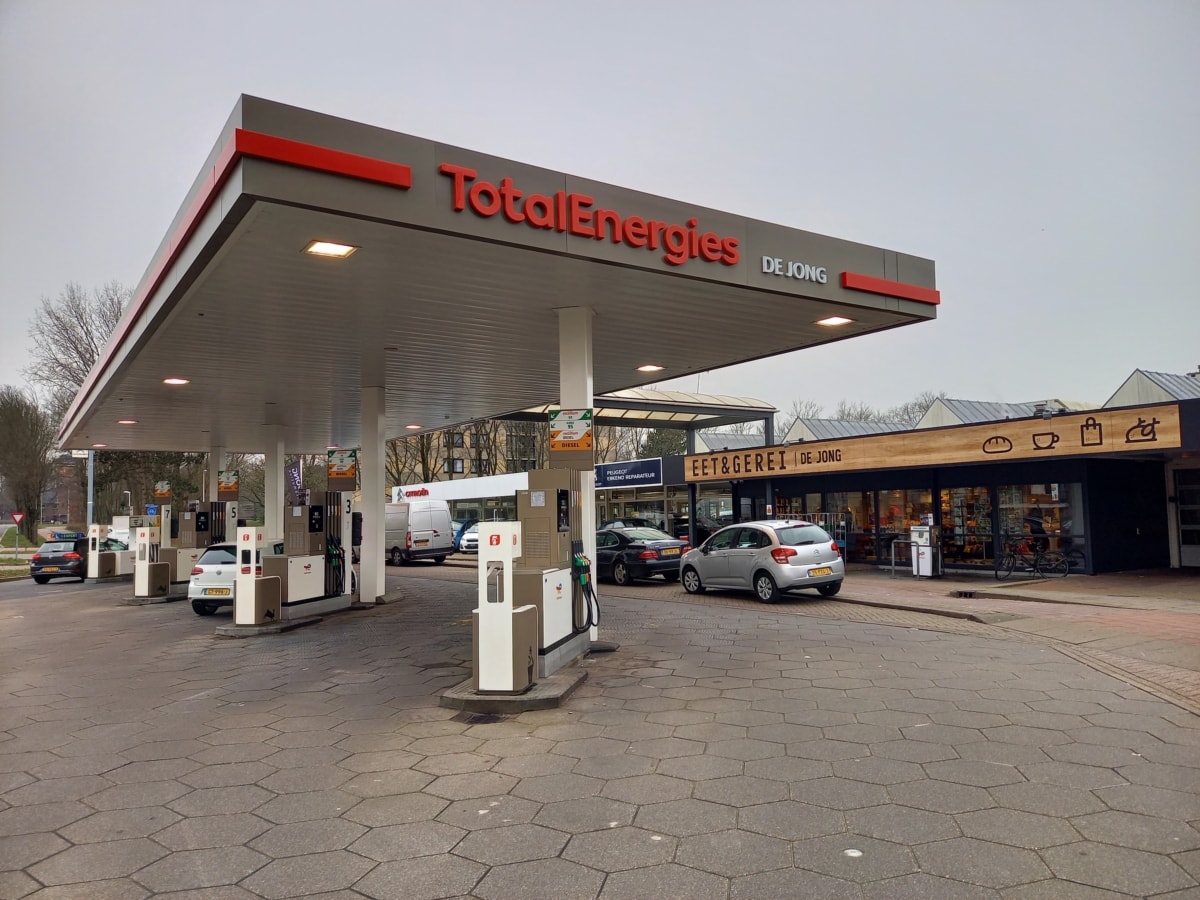 total tankstation in de buurt