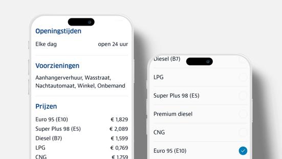tankstation in de buurt app
