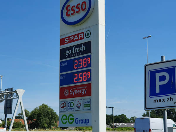 benzineprijs diesel