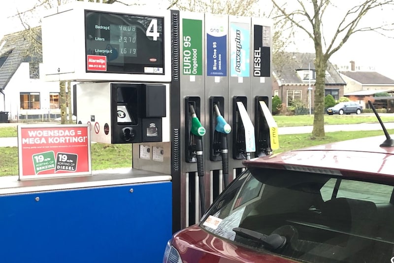 diesel prijzen