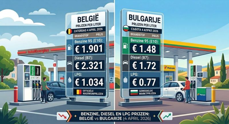 benzine prijs belgie