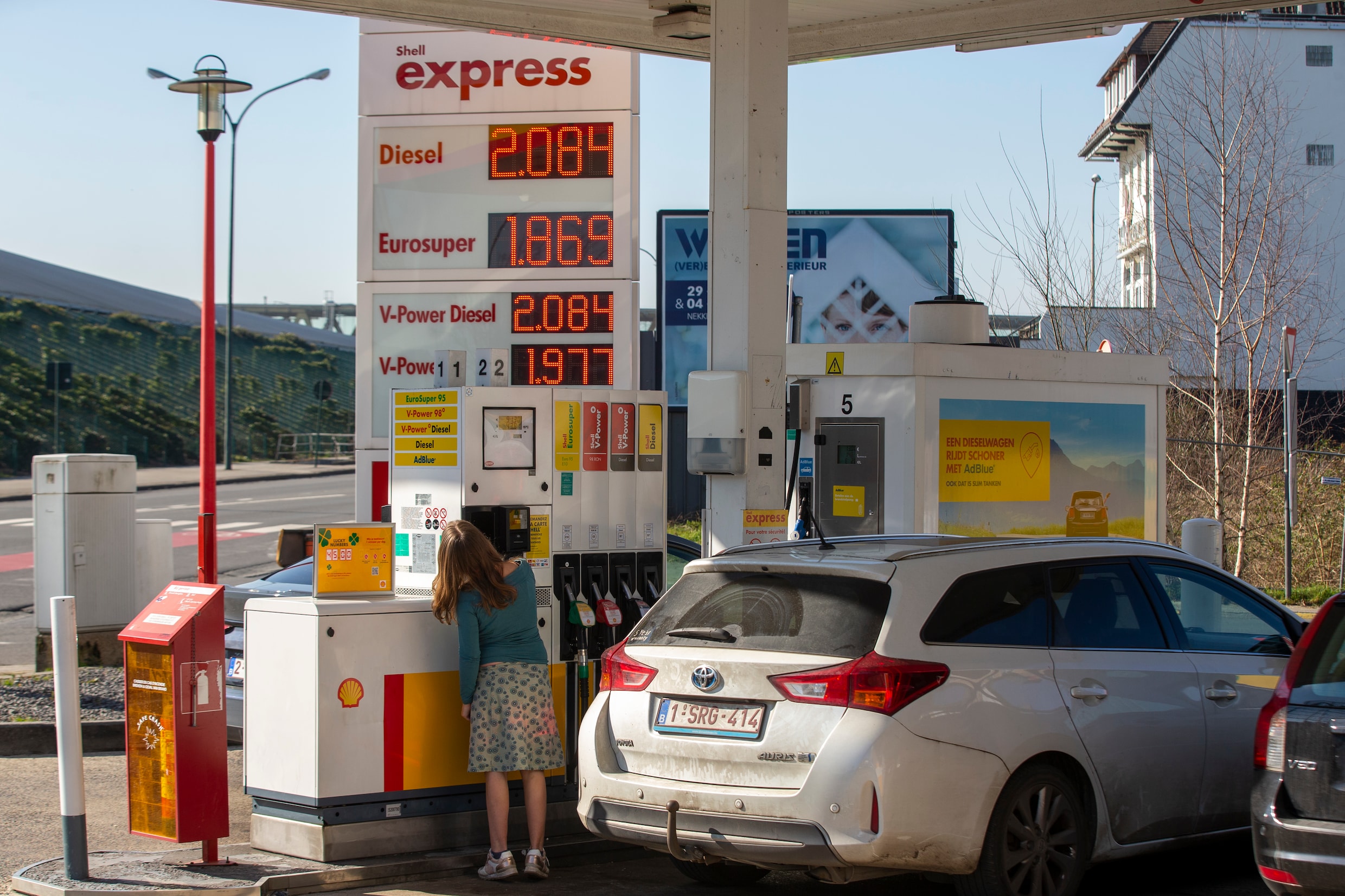 prijs diesel belgië